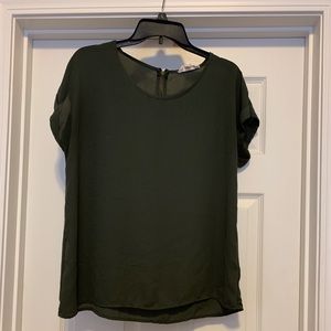 Forrest Green Back Zip Top